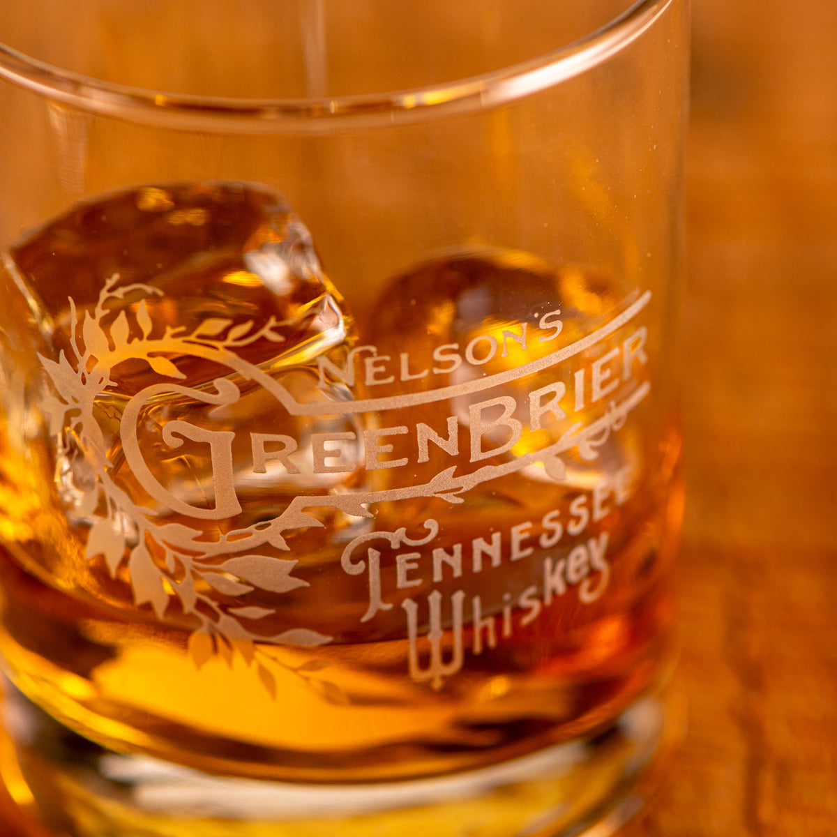 Tennessee Whiskey Etched Rocks Glass