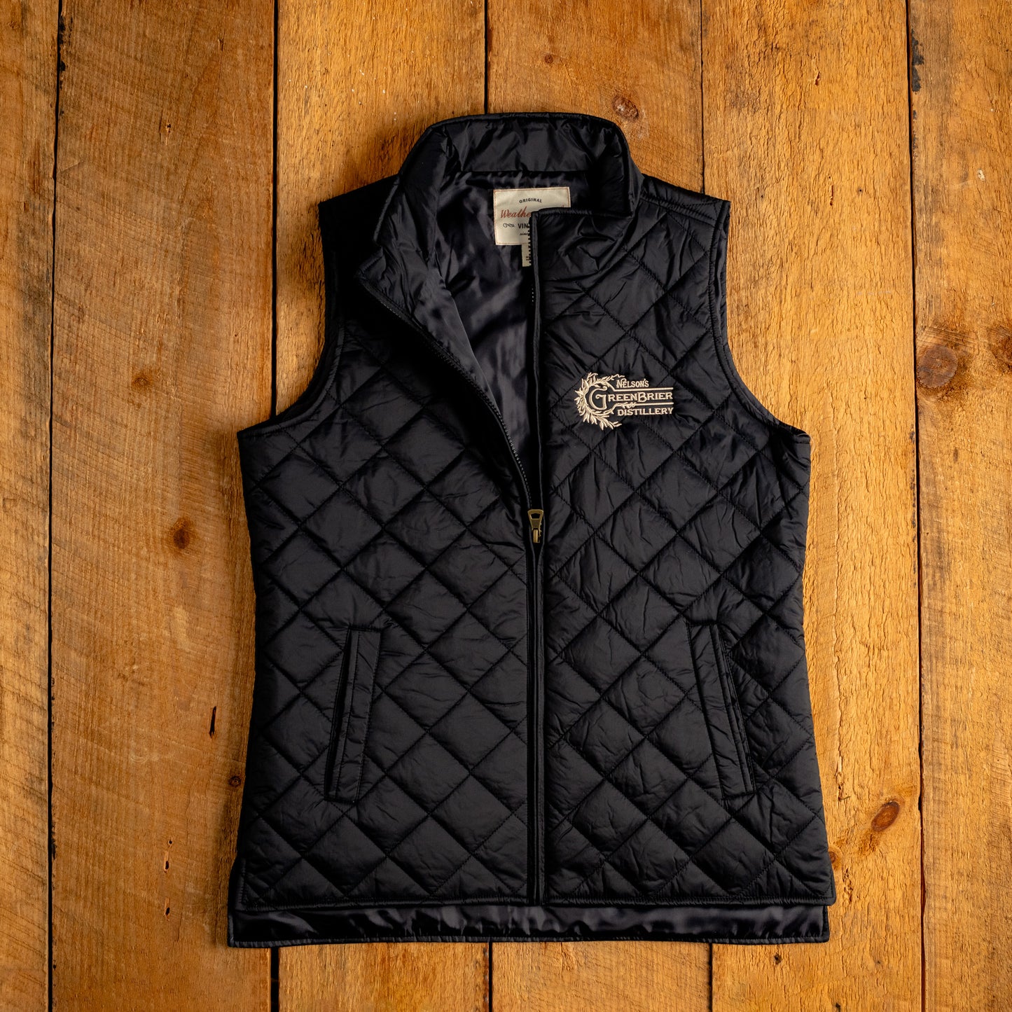 Women's Puffy Black Vest