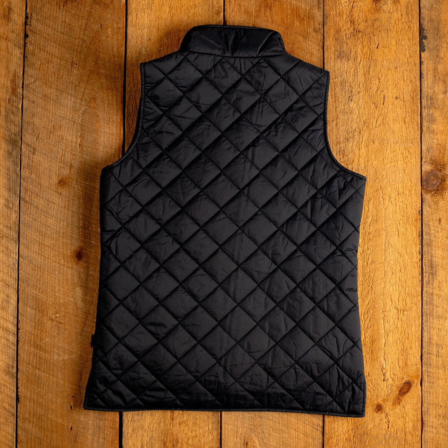 Women's Puffy Black Vest