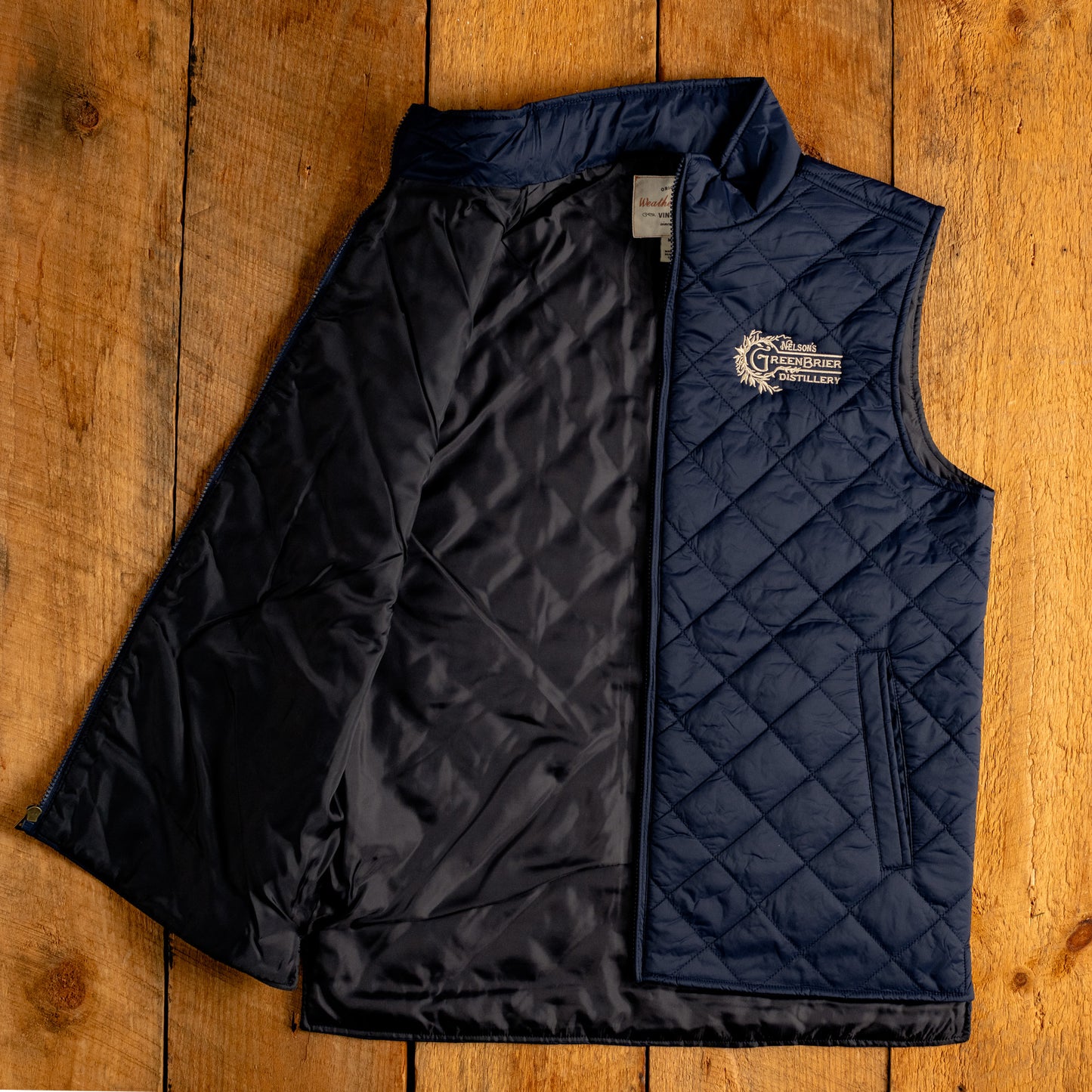 Men's Puffy Navy Vest