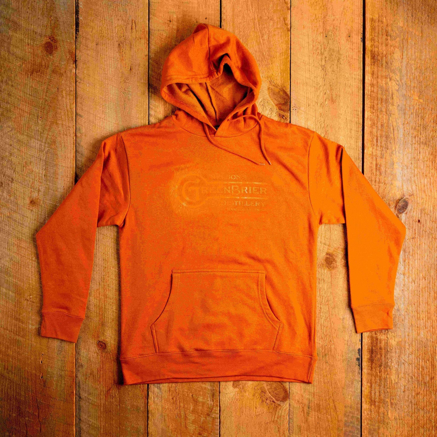 Orange Pullover Hoodie